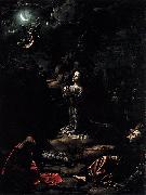 Jan Gossaert Mabuse Agony in the Garden oil on canvas